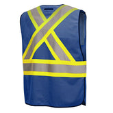 Pioneer 6927RB V1020780-O/S Hi-Viz Royal Blue Safety Tear-Away Vest